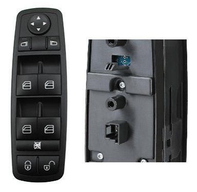 Interrupteur, bouton lève-vitre pour Mercedes W169, W245 VEMO V30